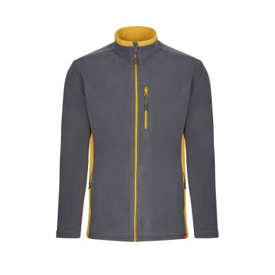 VL GERAS. Two-tone fleece jacket (220g/m²) in polyester (100)